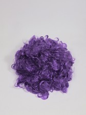 PERÜCKE LILA 1970s 80s PHOEBE VINTAGE 70er 80er LOCKEN AFRO PURPLE WIE NEU