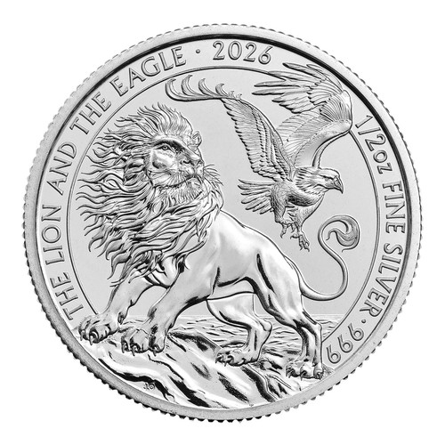 Silbermünze löwe adler - lÖwe, &