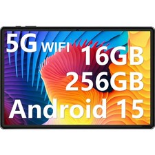 2025 NEU Tablet 10.1 Zoll 16GB 256GB Android 15 5G WiFi 6 IPS 7000mah Kamera GMS