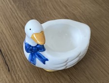 Dekofigur. Gans als Dose, Keramikfigur ca. 8 cm lang, 6 cm breit, 7,5 cm hoch!
