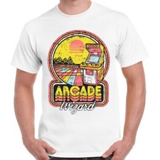 Arcade Wizard 80s Game Tee Top