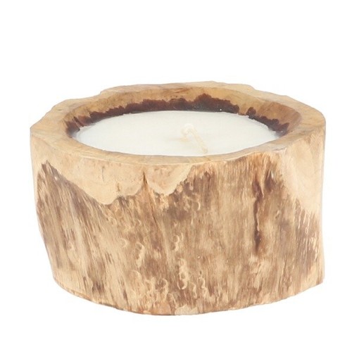 Kerze windlicht teak - kerze, ca.