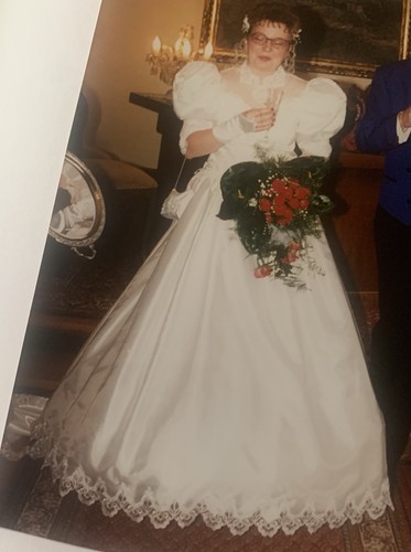 Brautkleid linie weiß - brautkleid, a-linie