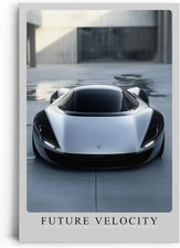 futuristischer Supersportwagen