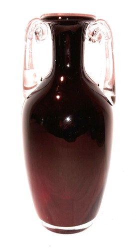 Böhmen czech rubinglas vase - böhmen,