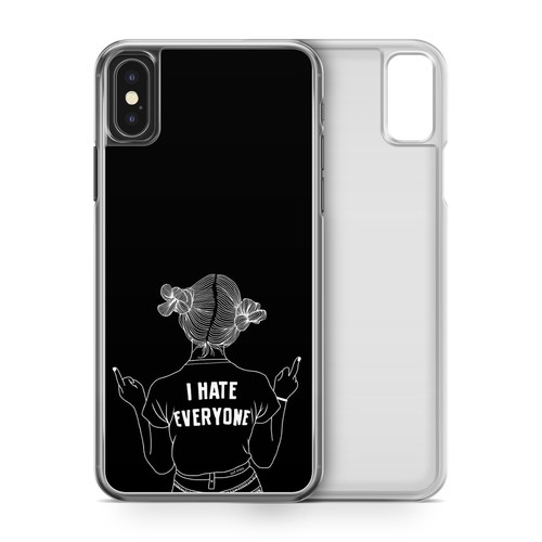 Handyhülle hate everyone - i,
