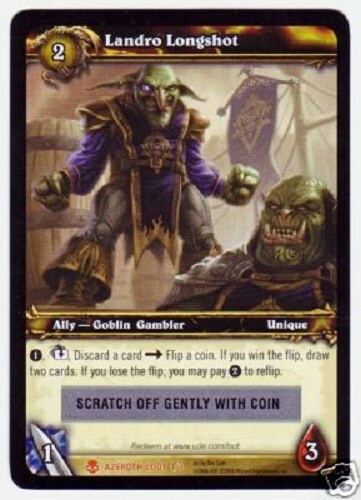 Wow loot card landro - -,