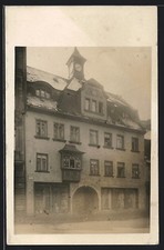 Foto-AK Zwickau, Haus in der Klosterstraße 1 