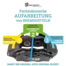 Aufarbeitung Bremssattel Bremszange 40/44mm Vorderachse für Audi TT RS quattro