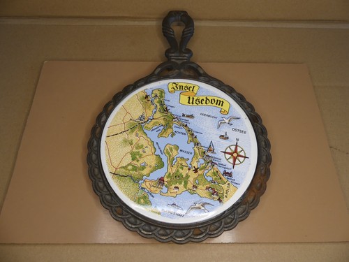 Wandteller insel usedom - insel, 18cm