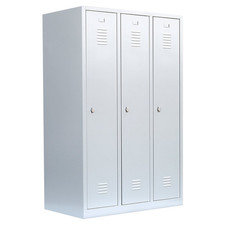 B-WARE - Lüllmann® Garderobenschrank, 3 Abteile, 1800 x 1185 x 500 mm
