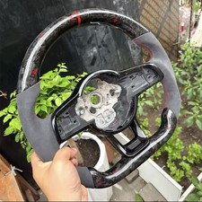 Sportlenkrad Carbon/Leder für VW Golf 7 MK7 GTI Passat B8 Tiguan MK2 Polo Jetta