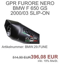 Gpr furore nero bmw 650 - nero,