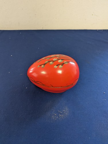 Altes osterei rot - in,