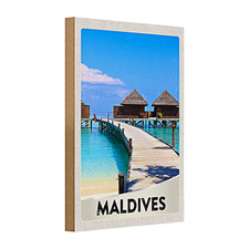 Holzschild Reise 20x30cm