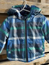 Winterjacke von TOM TAILER für Baby Jungen/Mädchen, Gr. 74, blau-grün gestreift