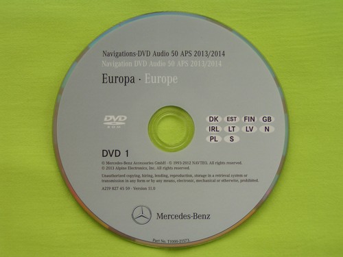 Dvd navigation mercedes - dvd,