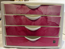 Schubladenbox der Firma HELIT Modell "Chameleon",  DIN A4 mit 4 Schubladen