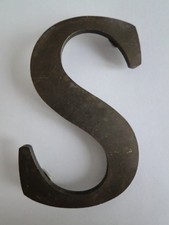 Vintage Messing Buchstabe