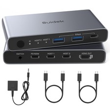 Usb kvm switch pc - usb-c, 2