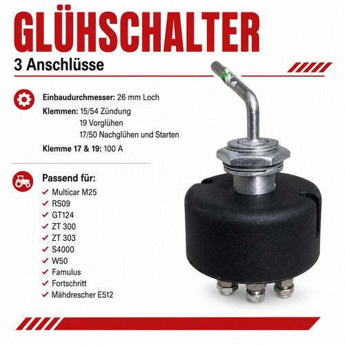 Glühanlassschalter