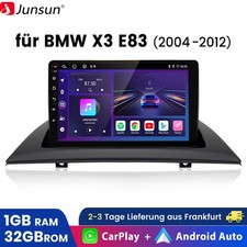 Für BMW X3 E83 2004-2012 Android 14 1+32G Carplay Autoradio GPS Navi WIFI DAB BT