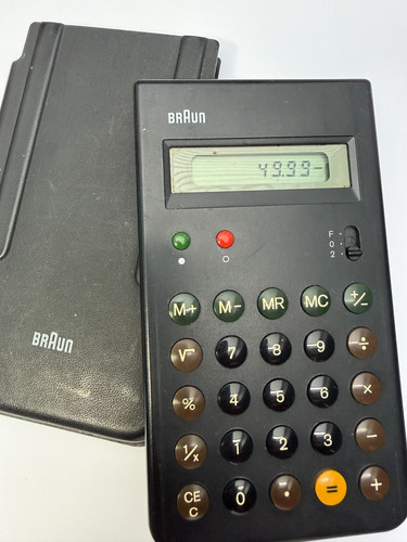 Vintage braun taschenrechner - vintage,