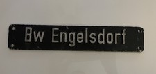 LOKSCHILD DEUTSCHE REICHSBAHN BW ENGELSDORF DDR LEIPZIG