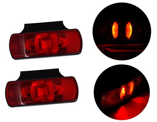 12v led heck rot - 2x,