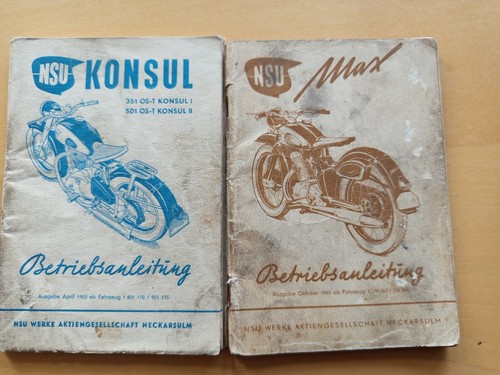 Betriebsanleitung nsu konsul - nsu,