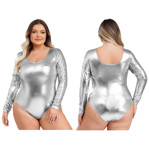 Damen wetlook bikini set - set, glanz