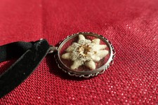 Kropfbandl m echtem Edelweiß