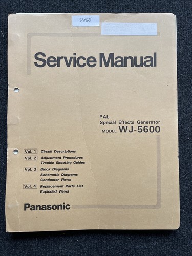 Panasonic 5600 special - wj-5600,