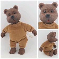 F Berchet S.A. Teddybär Plüsch Stofftier Puppe Figur 70er Vintage RAR