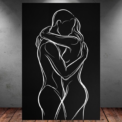 Leinwand bild xxl - bild, abstrakt