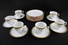 Wunderschönes Johann Seltmann Vohenstrauß Service 18-Teilig mit Goldrand!