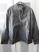 Herren Damen Lederjacke Slim Fit Jacke PU Kunstleder Jacke  2024Neu