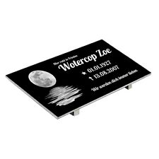 Grabplatte mit Gravur GRANIT, Gedenktafel, Grabstein für 1-2 Pers., N24