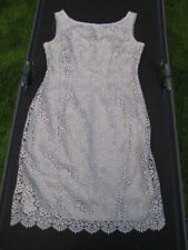 SELECTION by s.Oliver Damenkleid Spitze Etuikleid elegant hellgrau Gr.40 NEUwert