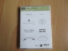 Stampin Up Stempel Set "Kreativ & selbst gemacht", neuwertig