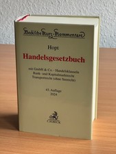 Hopt Handelsgesetzbuch (HGB), 43. Auflage 2024