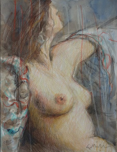 Gerry miller aquarell akt - gerry, miller.