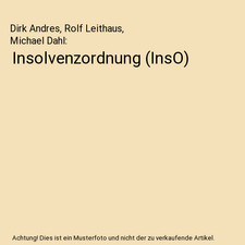 Insolvenzordnung [InsO], Dirk