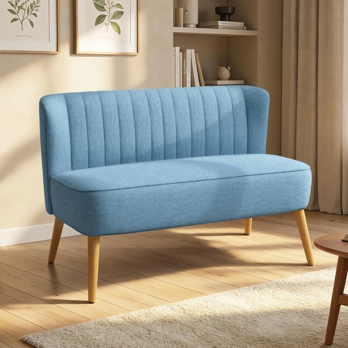 Homcom sofa sitzer - sofa, 2-sitzer