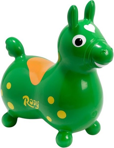 Hüpfpferd rody grün - hüpfpferd,