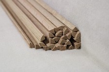 (a79)  28Stk 100cm Viertelstableist Eiche 9x9mm Viertelrund Holzleisten