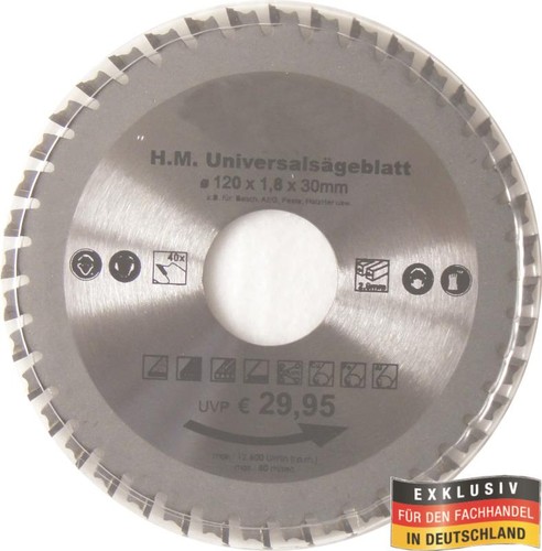 Multisägeblatt 120x30 40 - mm,
