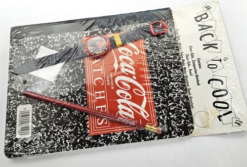 Coca cola uhr mit notizbuch - coca, +