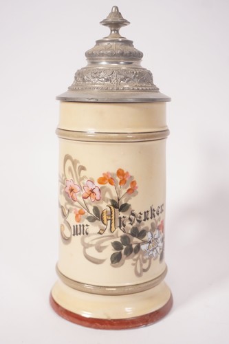 Antiker bier krug porzellan - bier,