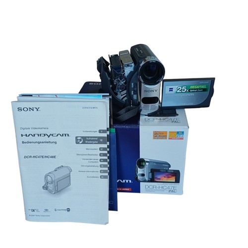 Sony handycam dcr hc47e - sony, mini